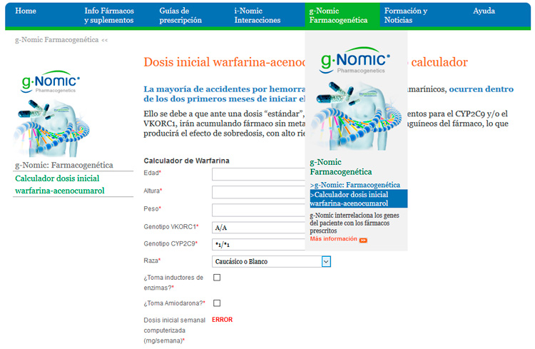Como ajustar la dosis inicial de Sintrom®