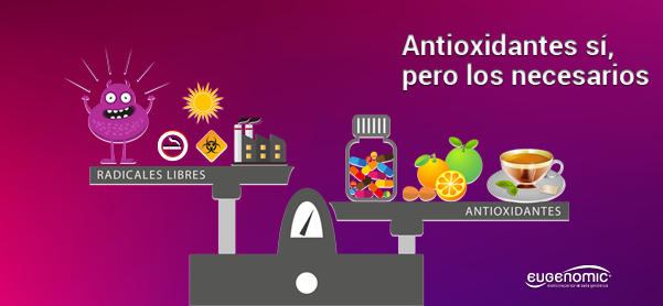 Equilibrio antioxidantes vs radicales libres