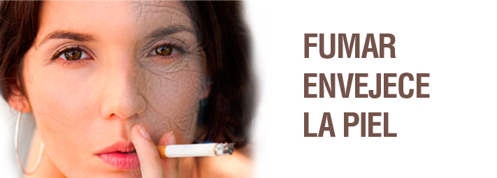 Fumar envejece la piel