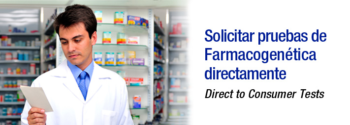 Solicitar directamente pruebas de Farmacogenética 