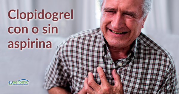 Clopidogrel con o sin aspirina y polimorfismos genéticos
